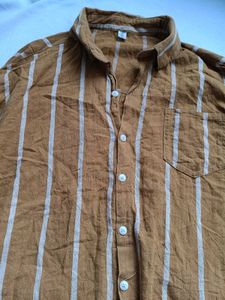 Men's Striped Long Sleeve Shirt