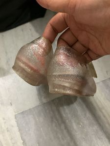 Sparkly Glitter Bow Jelly Shoes
