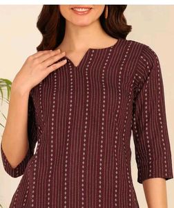 Short Coffee Kurta