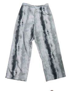 Tie-Dye Print Shirt &amp; Wide Leg Pants Set