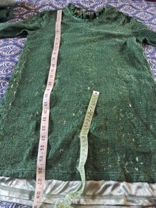 Elegant Green Lace Blouse