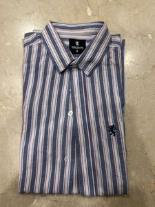 Red Tape Striped Casual Shirt