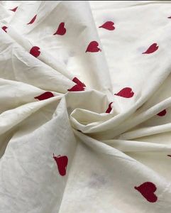 Hand Embroidered Cotton Fabric