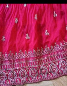 Price reduced Elegant Pink Embroidered Suit