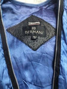 Vintage textured leather Jacket