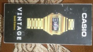 Casio Vintage Edition Golden Watch New
