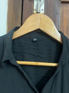 Classic Black Button-Up Shirt