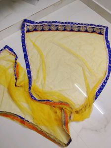 Embroidered Lahenga dupatta