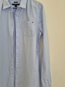 Tommy Hilfiger Blue Button-Up Shirt formal