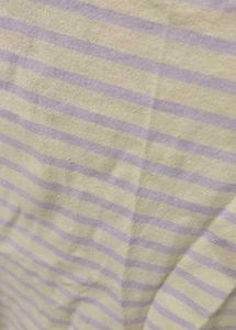 Lavender Striped Casual Top