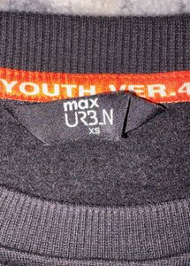[FREE DELIVERY] Max URBN Black Flame Sweatshirt