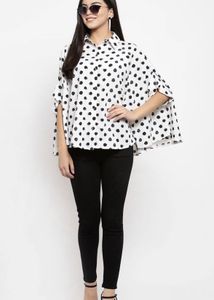 Chic Polka Dot Blouse - Versatile Style
