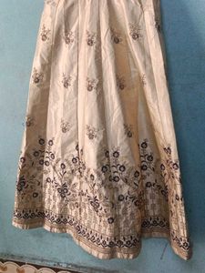 Elegant Embroidered Ethnic Gown