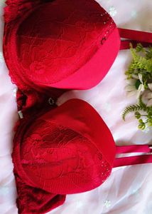 very sexy Red Bra and Panty Set