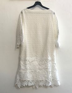 The Label Life Crochet White Lace Dress