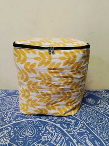 🇳🇿💫🎀Stylish Leaf Print Storage Ottoman
