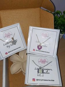 Bundle of 3 Charm Necklaces