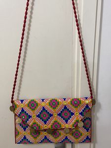 Embroidered Sling Bag