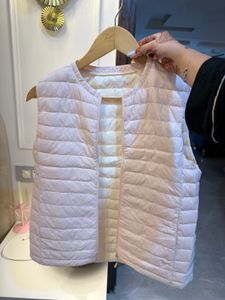 Lightweight Pink Puffer Vest check details