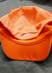 Cute Orange Bear Baby Cap