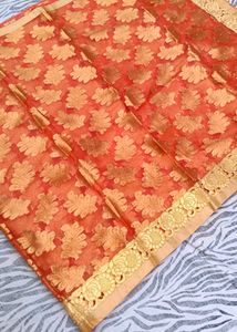 fancy Organza saree