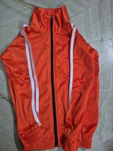 Vibrant Orange Track Jacket