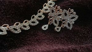 Sparkling Rose Gold Jewelry Set