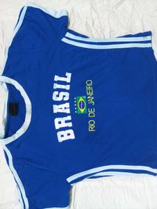 Blue Rio de Janeiro Brazil Graphic Tee