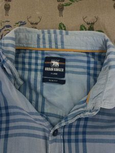 Blue Plaid Long Sleeve Shirt
