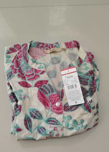 Vibrant Floral Print Kurta