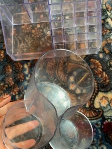 Clear 2 Acrylic Makeup Organizer