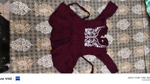 Cute Maroon Dress