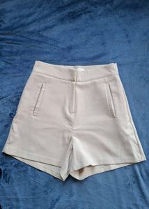 High-Waisted Tailored Shorts