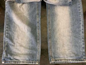 Distressed Wide Leg Jeans