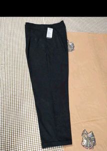 Chic Black Belted Trousers