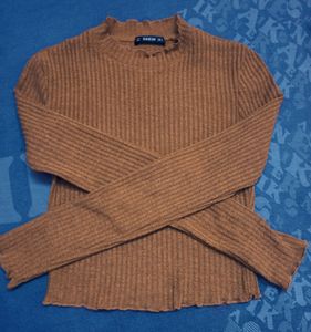 Shein Long Sleeve Crop Top
