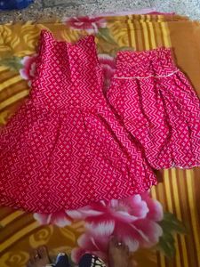 Beautiful Red Kurta Set