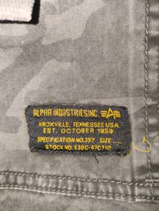 ALPHA INDUSTRIES Men's Jet Pant Camo Trousers