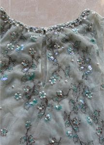 Embellished Net Blouse