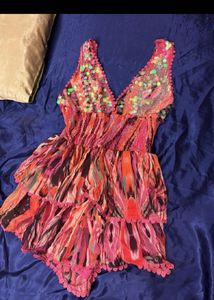 River Island Bohemian Tiered Playsuit NEVER WORN