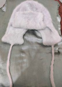 Fuzzy White Hat for winters
