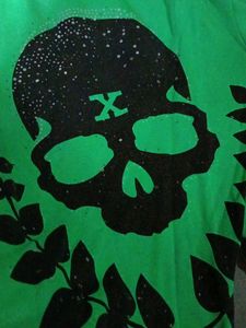 Men's Green Skull Graphic Sweatshirt