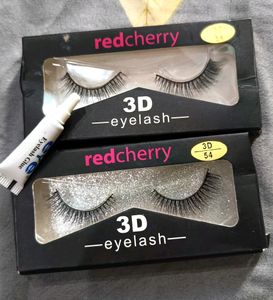 Redcherry Eyelash With Eye Lashes Glue