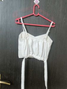 White Crop Top
