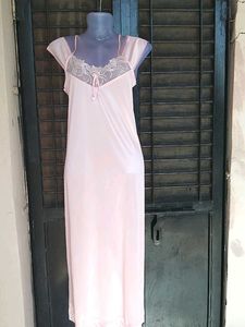 💗Pink Lace Trim Nightgown💗