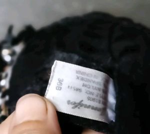 Women's Black &amp; Leopard Print Bra