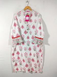 Multi Colour Printed Casual Kurta (Women's)