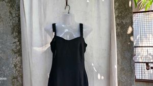 152510. Elegant Black Maxi Dress