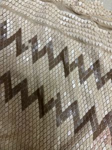 Unique chevron geometric pattern with embellished