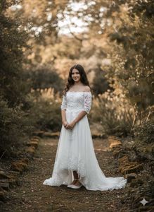Elegant Off-Shoulder gown